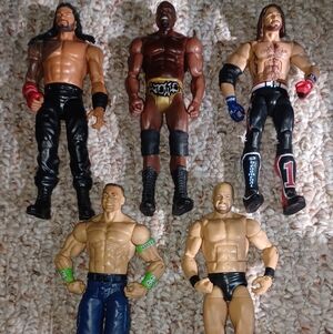 5 WWE Action Figures